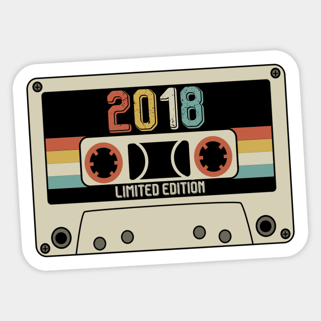 2018 - Limited Edition - Vintage Style Sticker by Debbie Art